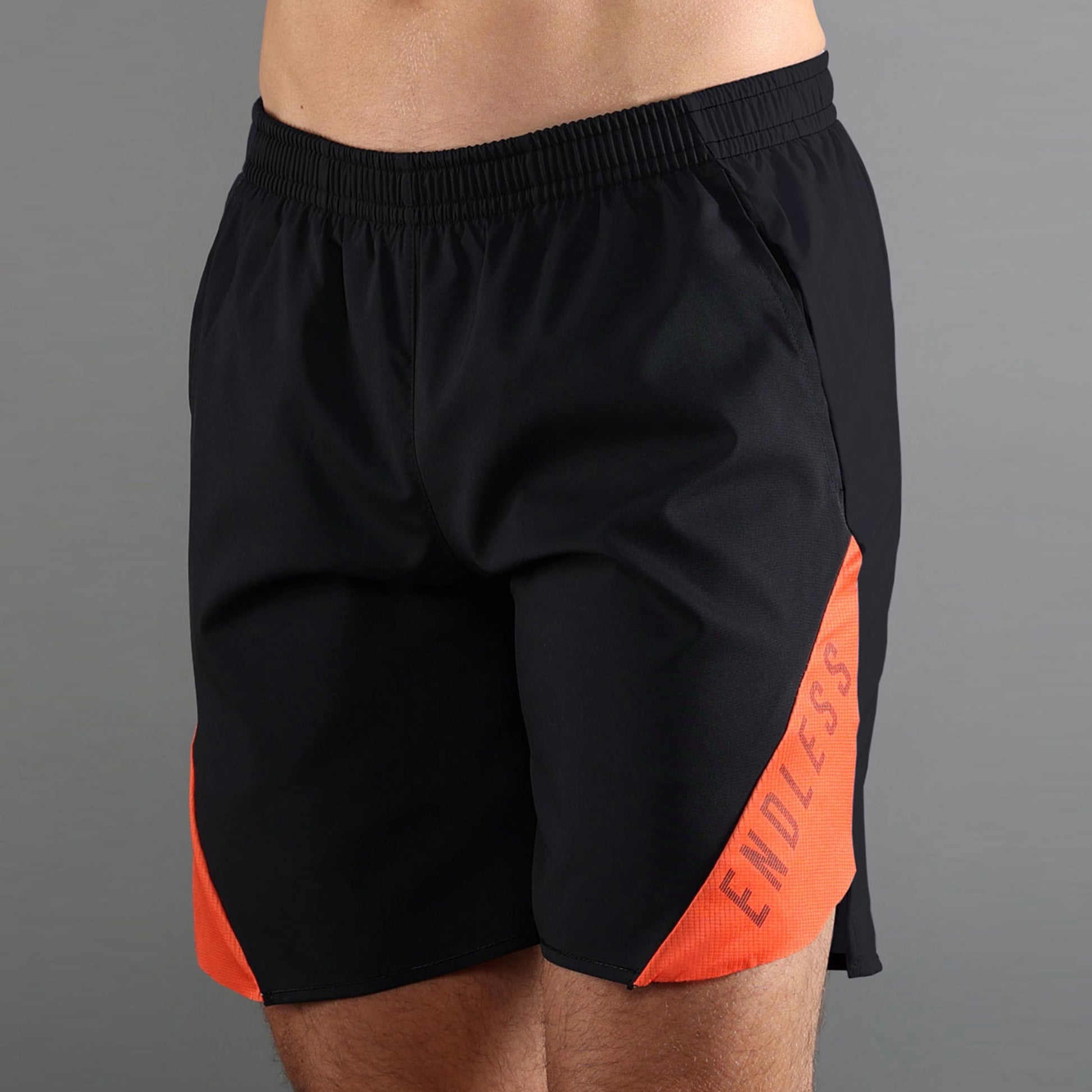 Endless PHOENIX Shorts Herrar - svart, orange