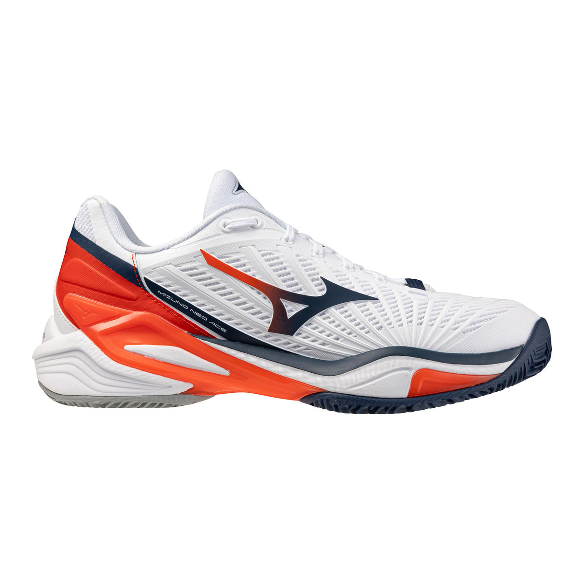 Mizuno Neo Ace Sko för grus Herrar - vit, blå