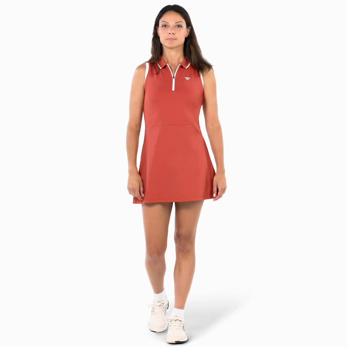 Tecnifibre Tech Klänning Damer - rödorange, vit