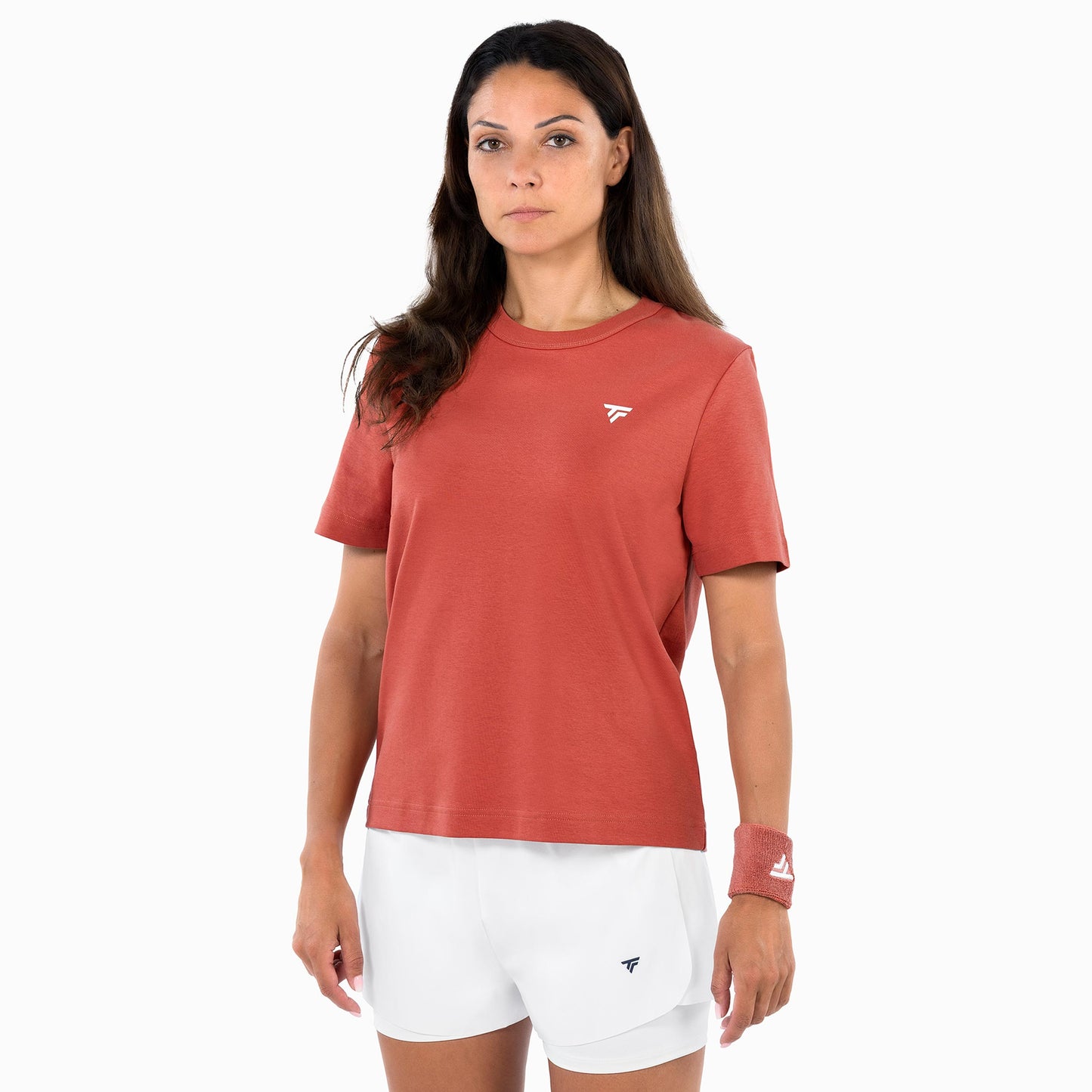 Tecnifibre Graphic T-shirt Damer - rödorange