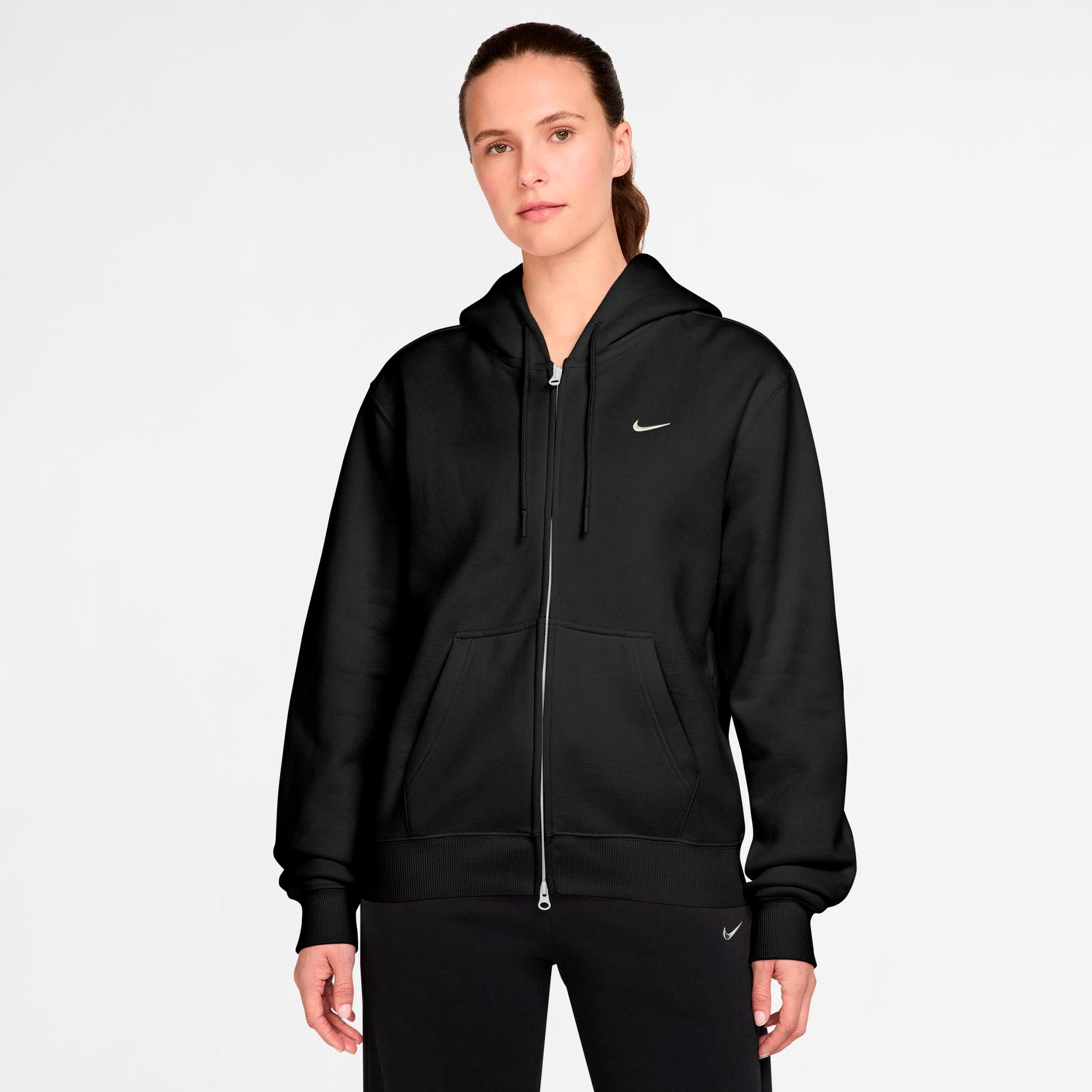Nike Studio Fleece Sweat-jacka Damer - svart