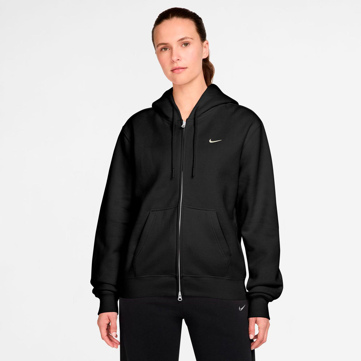 Nike Studio Fleece Sweat-jacka Damer - svart