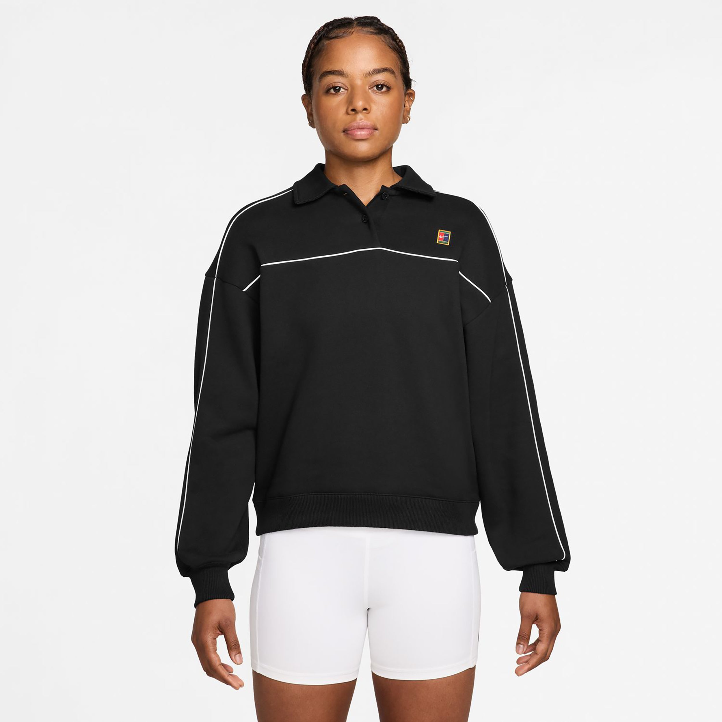 Nike Court Långärmat Damer - svart