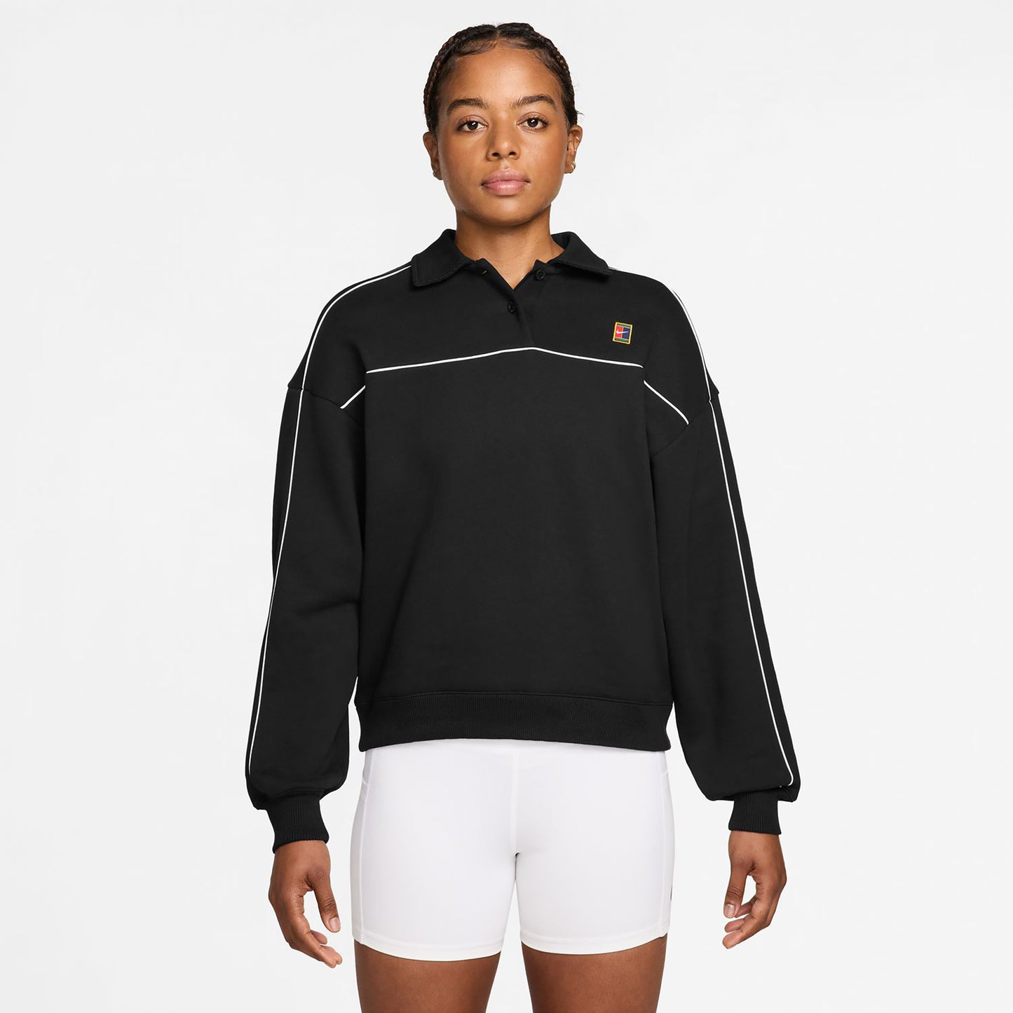 Nike Court Långärmat Damer - svart