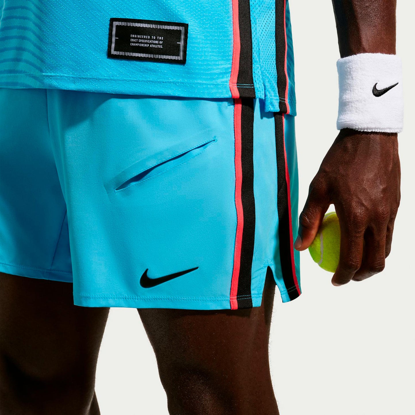 Nike Court Slam Shorts Herrar - ljusblå