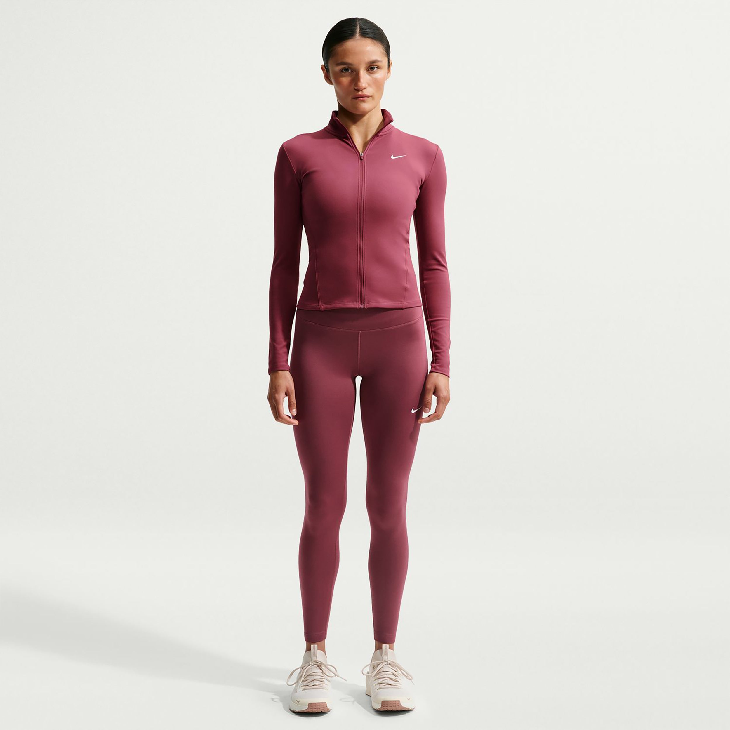 Nike One Fitted Träningsjacka Damer - mauve