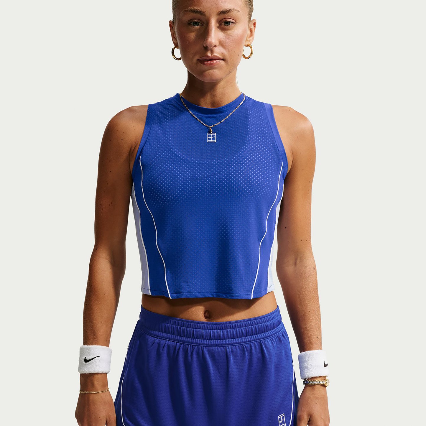 Nike Aryna Sabalenka Court Advantage Linne Damer-mörkblå