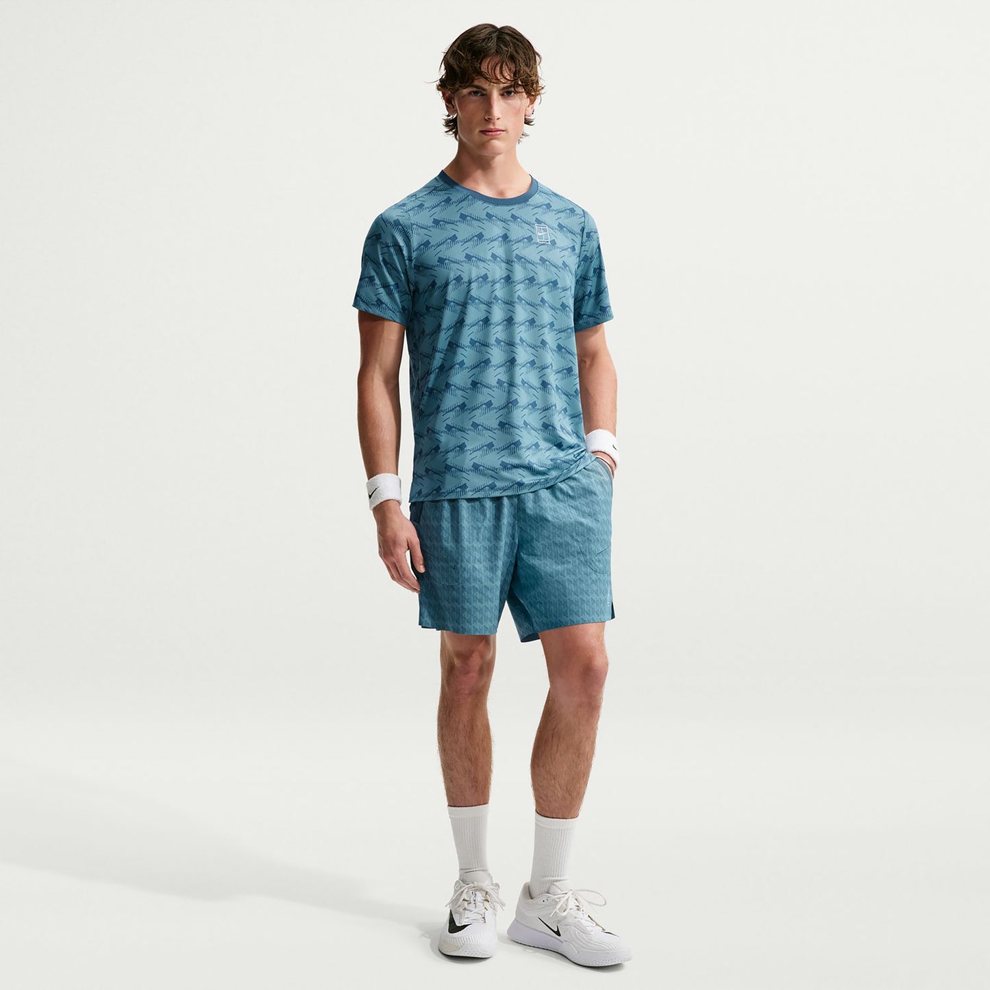 Nike Court Advantage T-shirt Herrar - blågrå
