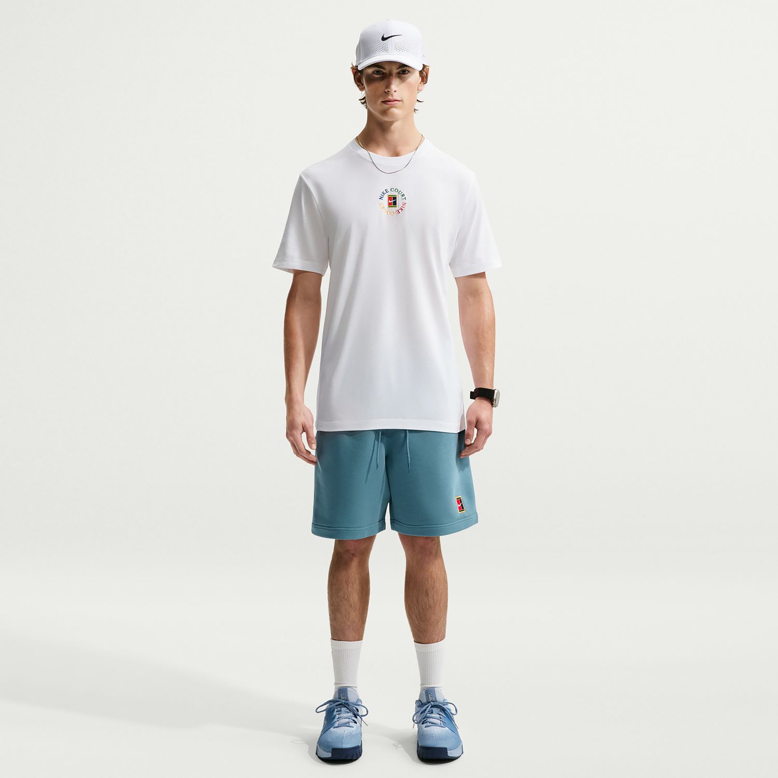 Nike Court T-shirt Herrar - vit