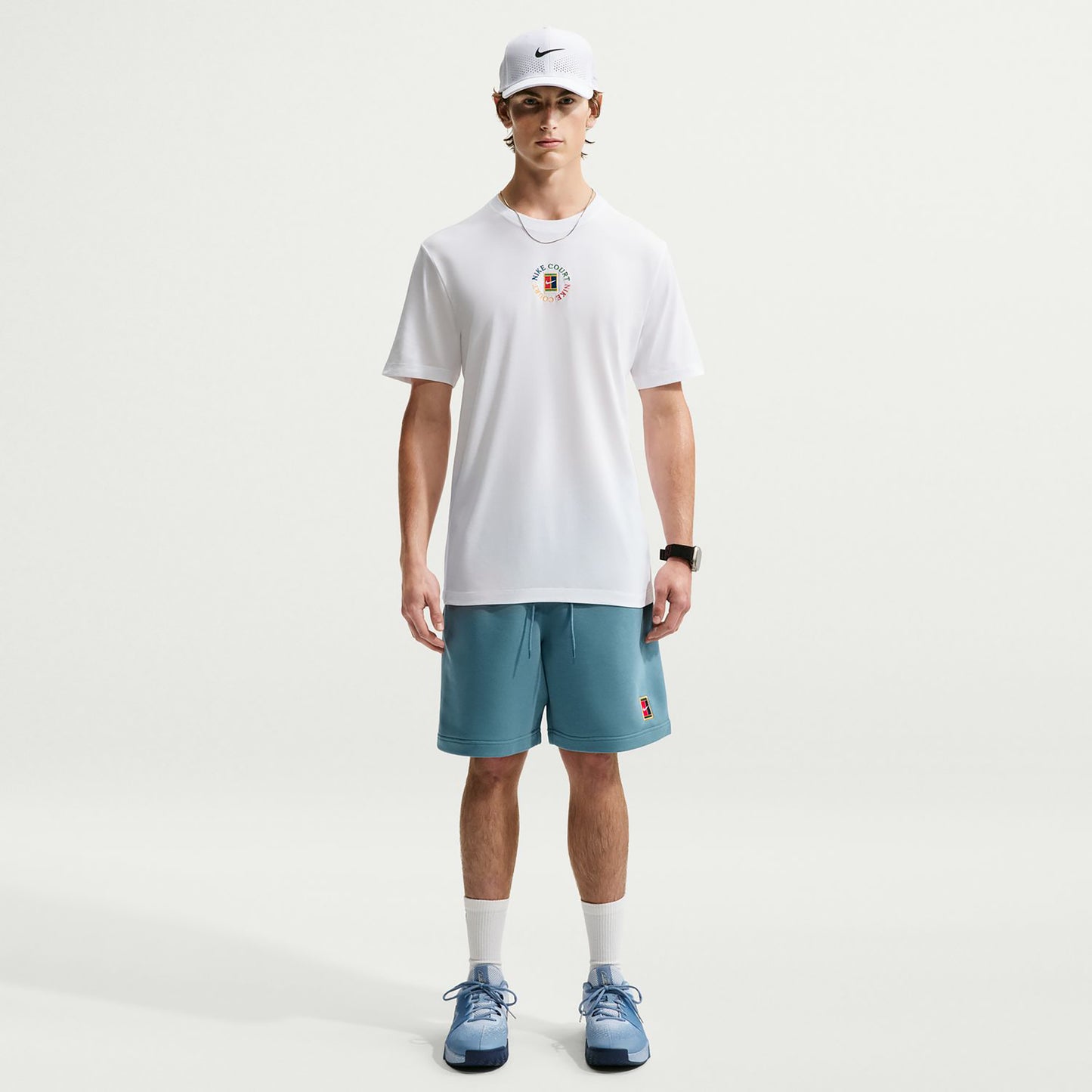 Nike Court T-shirt Herrar - vit
