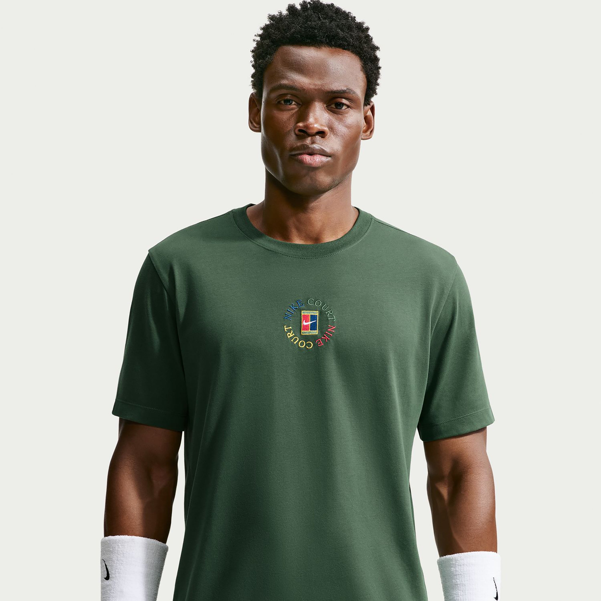Nike Court T-shirt Herrar - mörkgrön