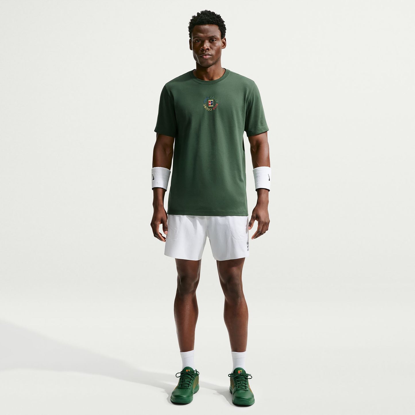 Nike Court T-shirt Herrar - mörkgrön