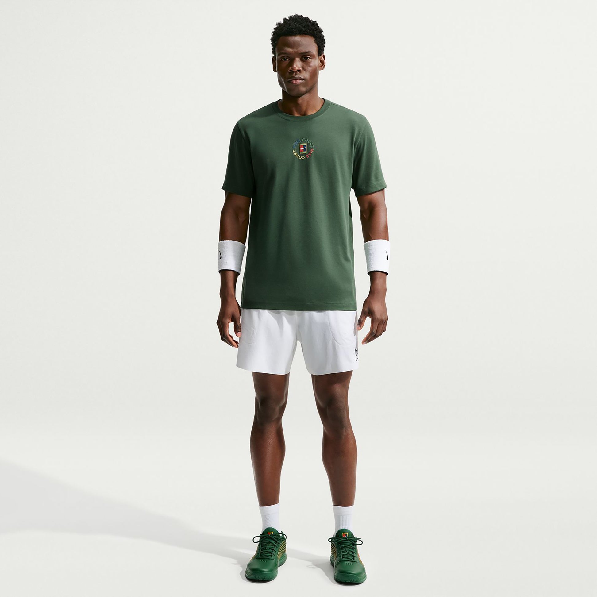Nike Court T-shirt Herrar - mörkgrön