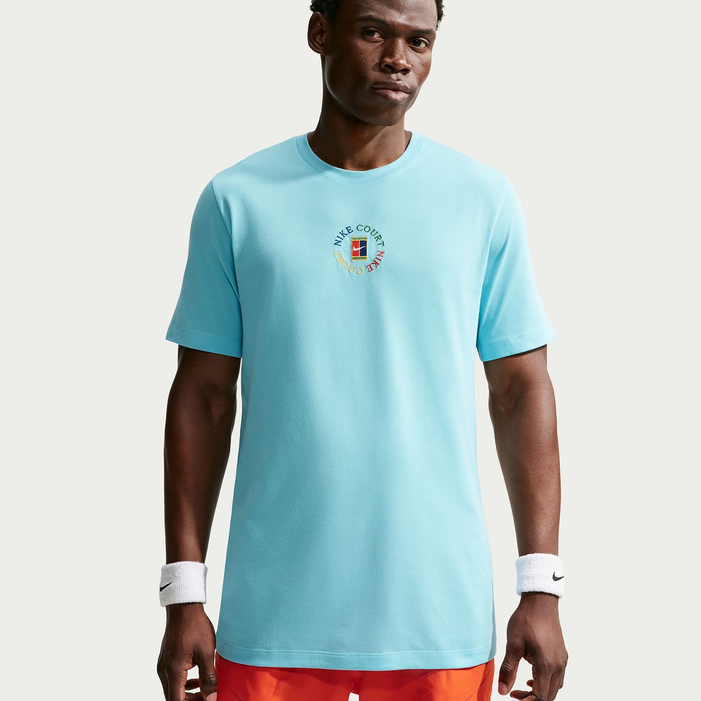 Nike Court T-shirt Herrar - turkos