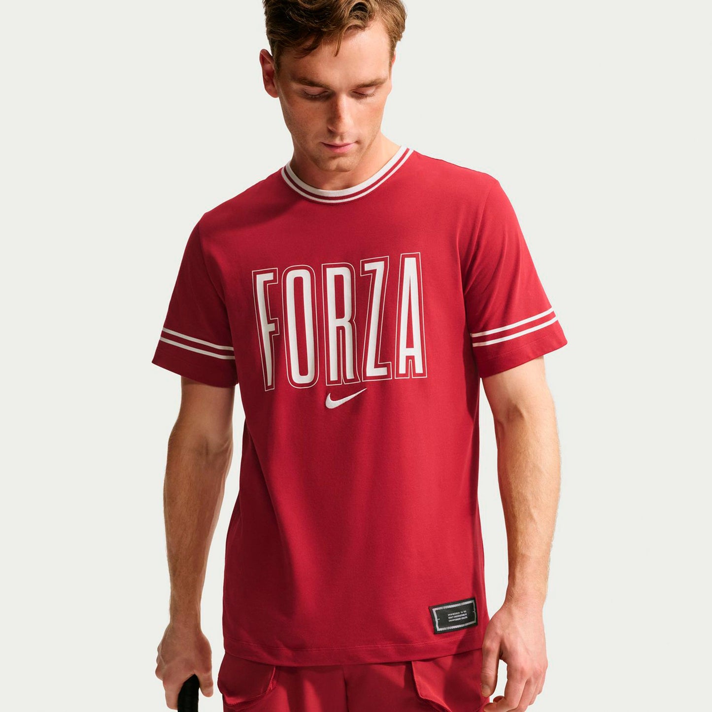 Nike Court T-shirt Herrar - röd