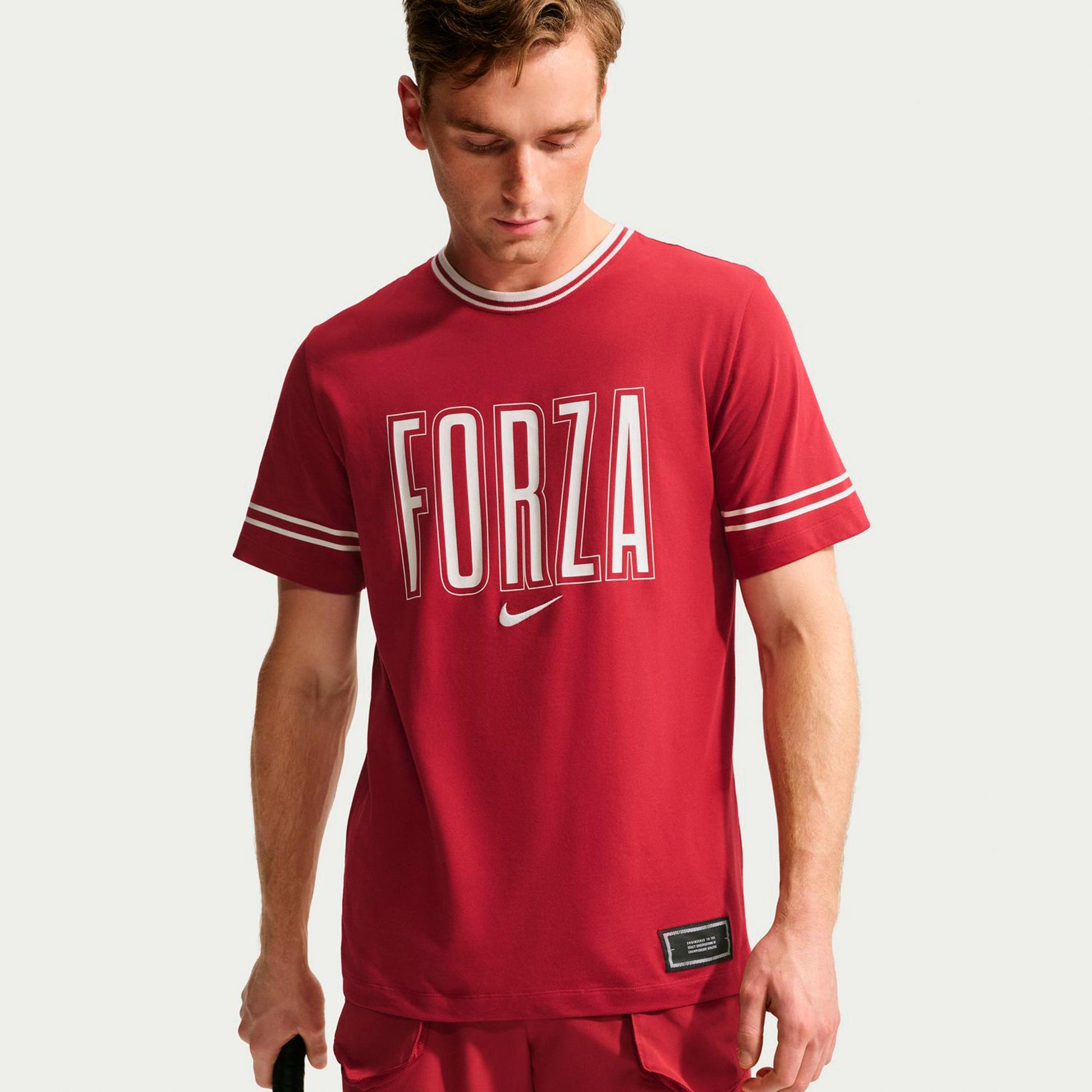 Nike Court T-shirt Herrar - röd