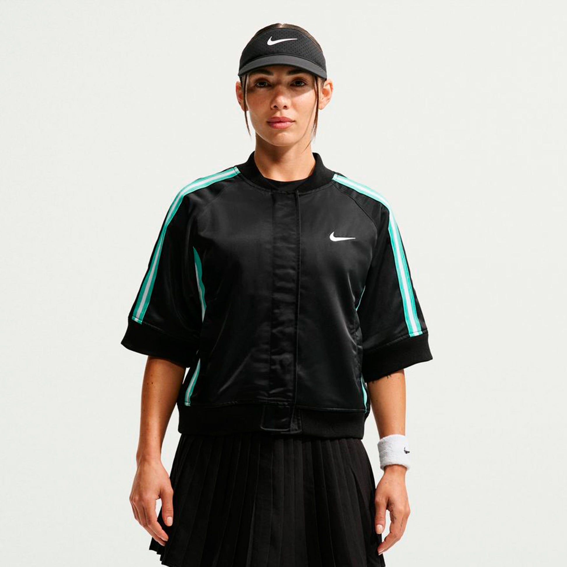 Nike Court Slam Träningsjacka Damer - svart, mint