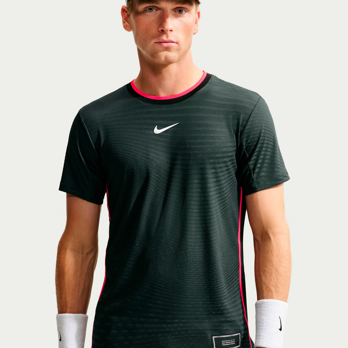 Nike Court Slam T-shirt Herrar - mörkgrå