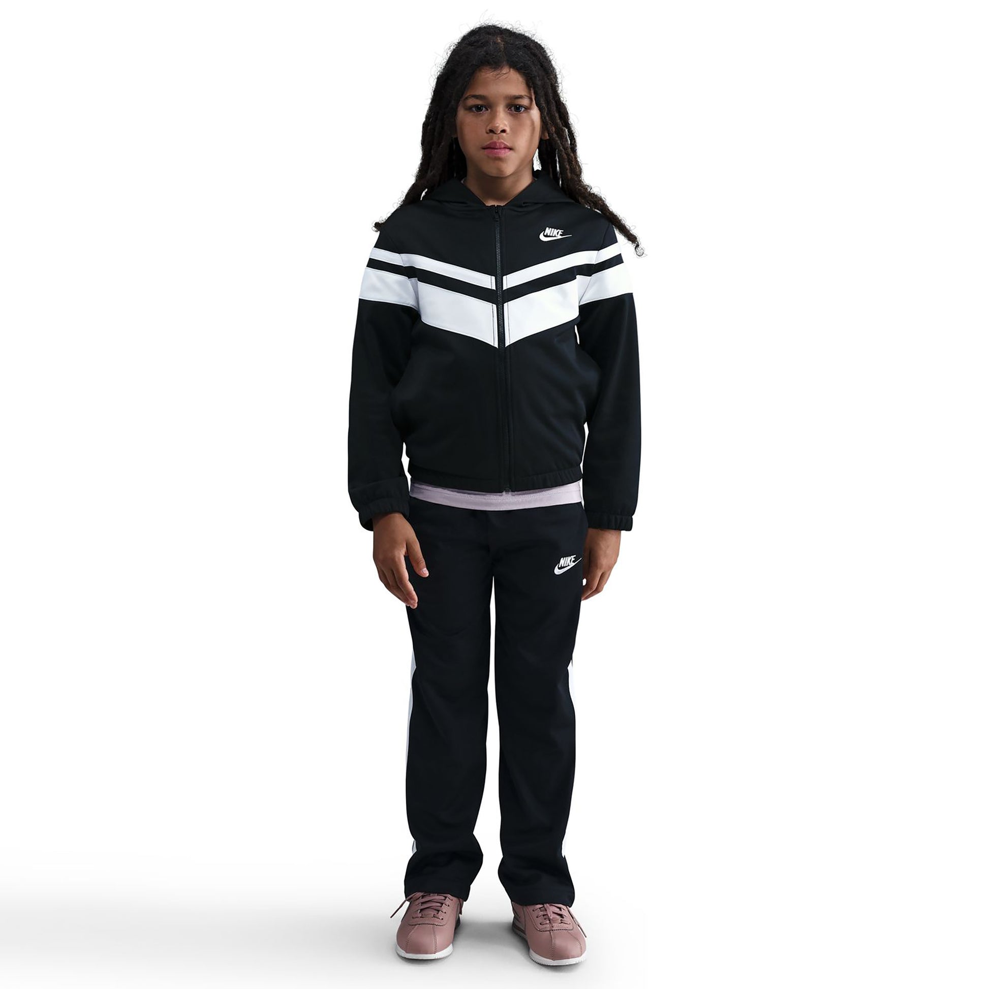 Nike Sportswear Träningsoverall Barn - svart, vit