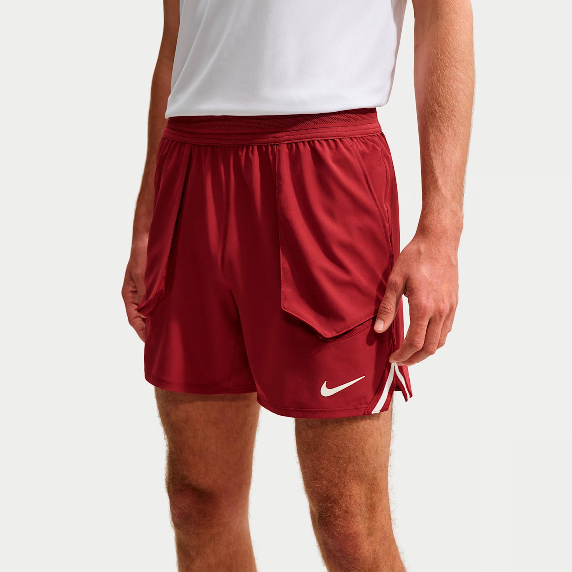 Nike Jannik Sinner Court Slam Shorts Herrar - rött vin, creme