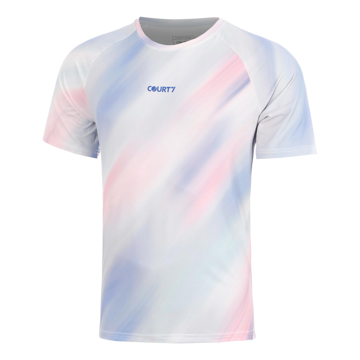 COURT7 Performance T-shirt Herrar - ljusblå, flerfärgad