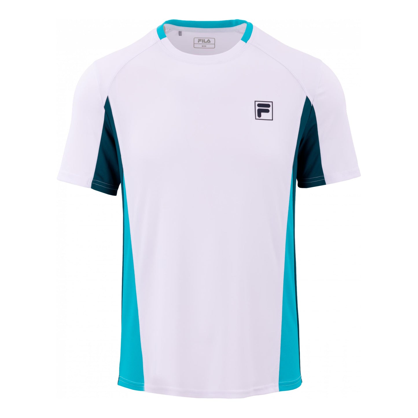 Fila Tamino T-shirt Herrar - vit, turkos