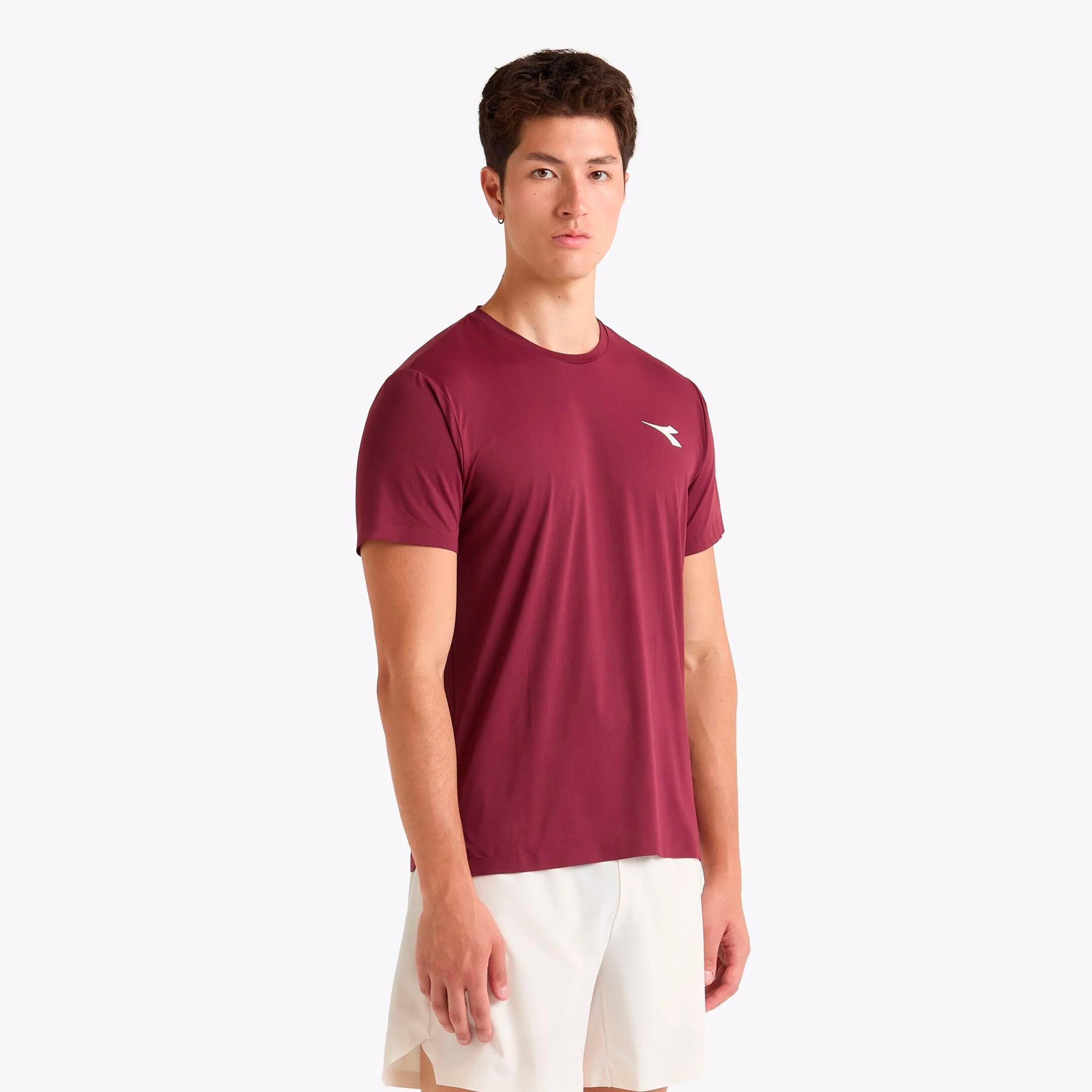 Diadora Icon T-shirt Herrar - rött vin
