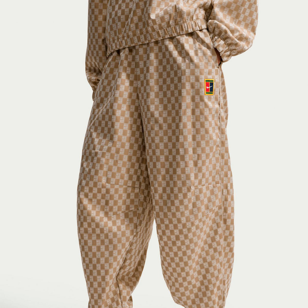 Nike Mid-Rise Oversized Träningsbyxa Damer - beige