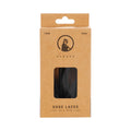 QP shoe laces 120cm Skosnören - svart