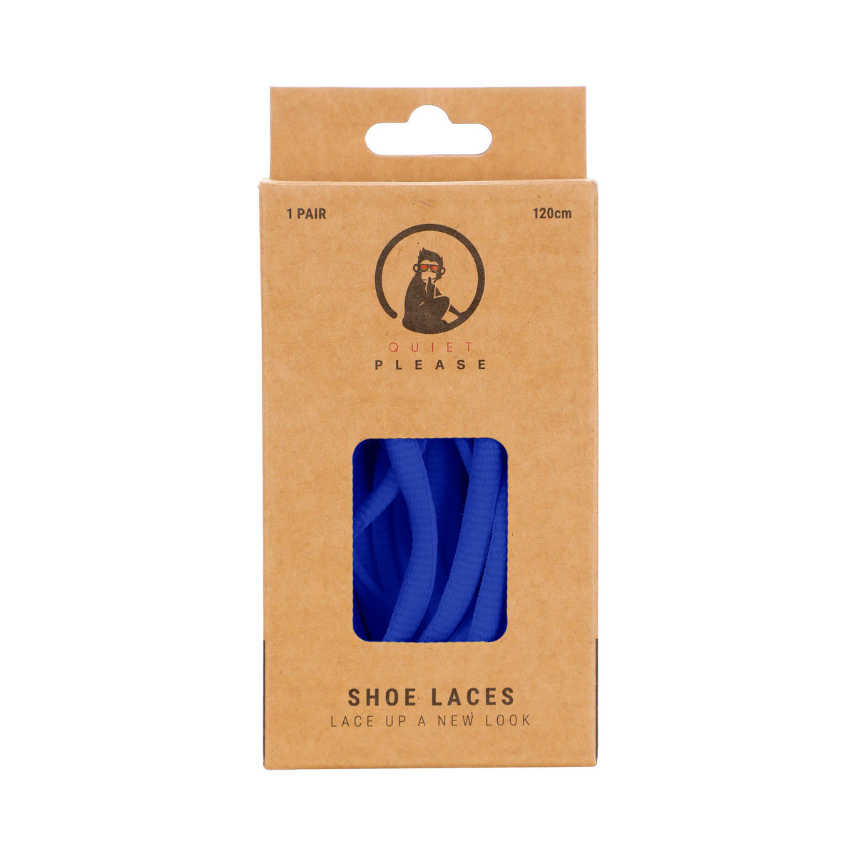 Quiet Please QP shoe laces 120cm Skosnören - blå